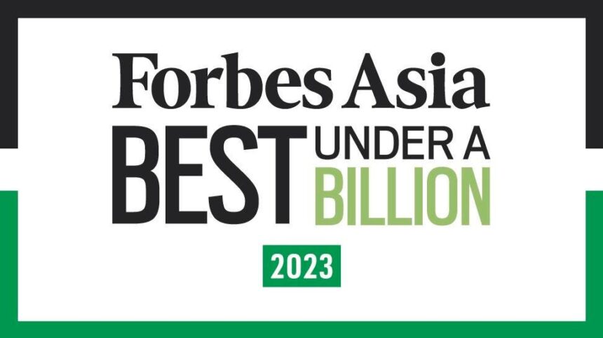 Forbes Asia’s Best Under A Billion 2023 – Pioneer's Perspective